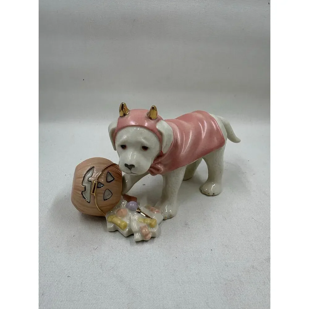 Lenox Halloween White Lab Figurine